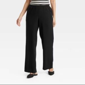NWT A new day women’s mid rise rouched waist tapered pant